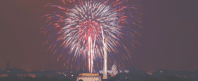 July 4th Fireworks. Washington DC is a spectacular place to celebrate July 4th! Original image from Carol M. Highsmith’s America, Library of Congress collection. Digitally enhanced by rawpixel.